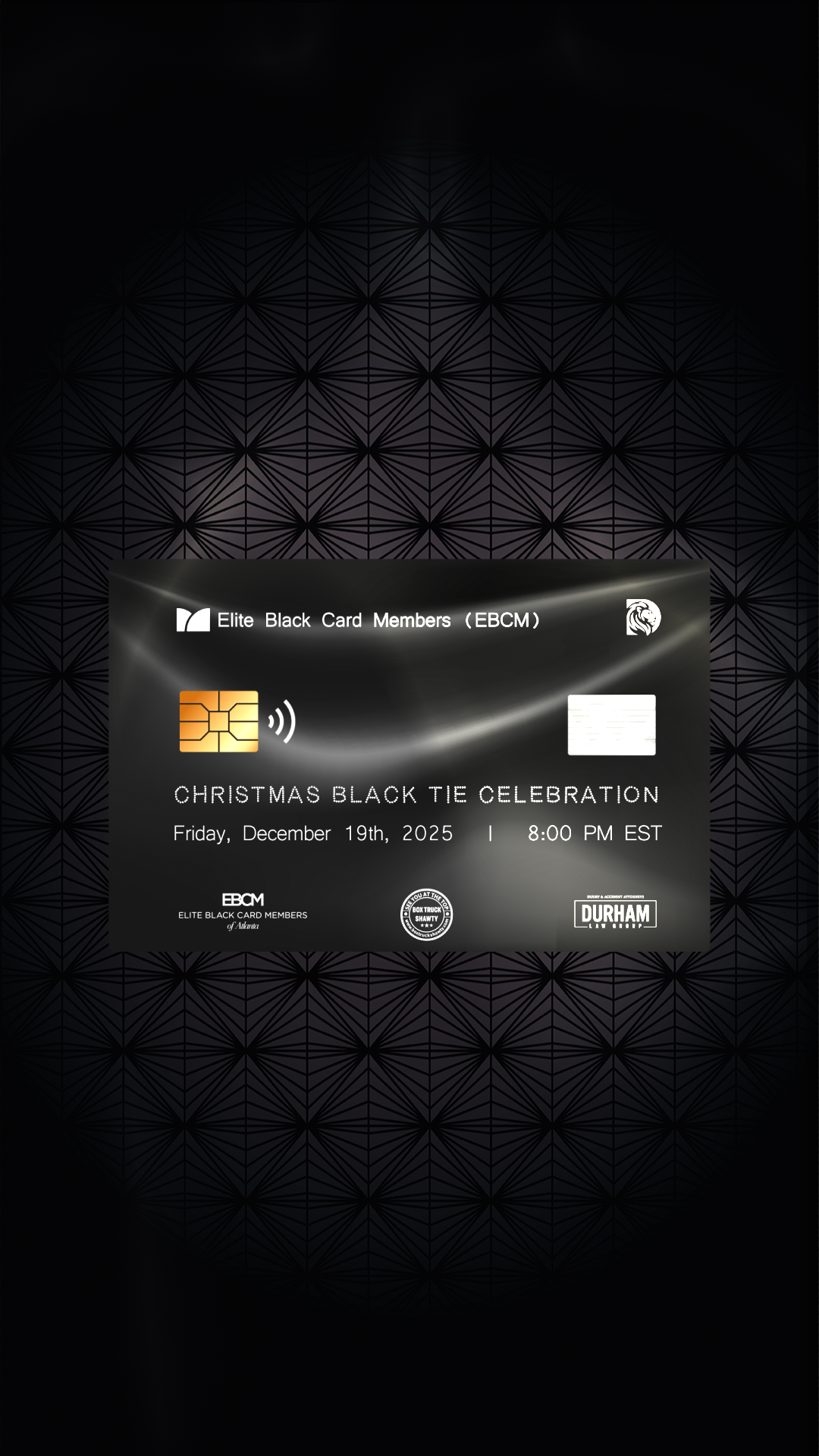 elite black card members